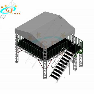 خرپایی سقف در فضای باز آلومینیومی با طراحی CAD