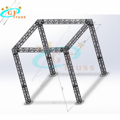 520 * 760 میلی متر سیستم های خرپا در فضای باز رویداد آلومینیوم 6061-T6