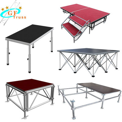 Customized Aluminum Portable Stage Platform For Outdoor Concert