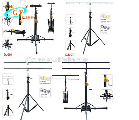 Crank Up Line Array آلومینیومی چراغ خرپا پایه 50 کیلوگرمی ظرفیت بار