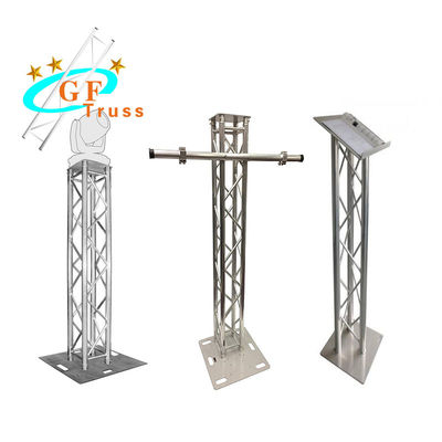 DJ Concert Spigot Aluminium Square خرپا سیستم TUV تصویب قطع صفحه نمایش LED