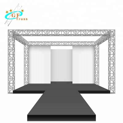 سیستم خرپای روشنایی مربع Booth Box برای نمایش نمایشگاه