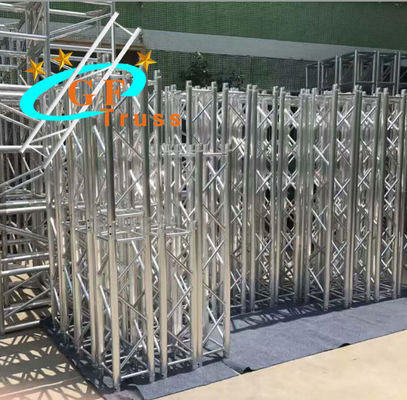 6061-T6 Alu 290 * 290mm سیستم خرپای مرحله ای برای رویدادهای ویژه
