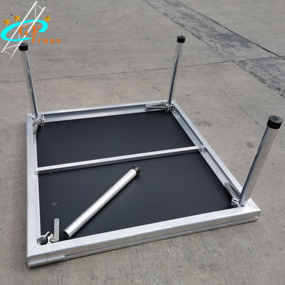 نمایشگاه آلیاژ آلومینیوم سیاه 4 پا 2.62ft نمایشگاه Diy Stage Platform