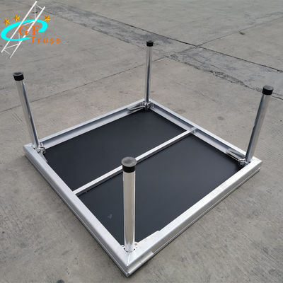 نمایشگاه آلیاژ آلومینیوم سیاه 4 پا 2.62ft نمایشگاه Diy Stage Platform