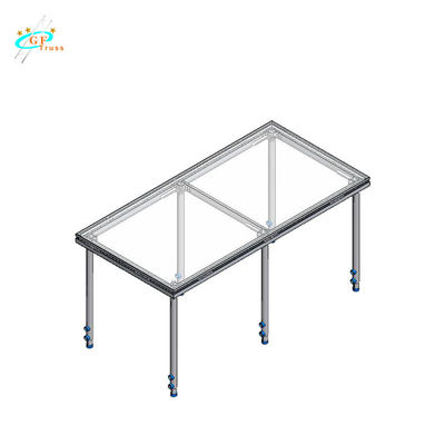 رویداد ماژولار 0.2m 1m Platform Stage Platform Base قابل تنظیم