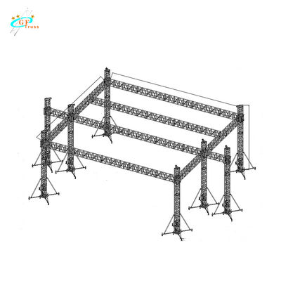 نمایشگاه روشنایی 6061-T6 400mm آلومینیوم خرپا خرپایی