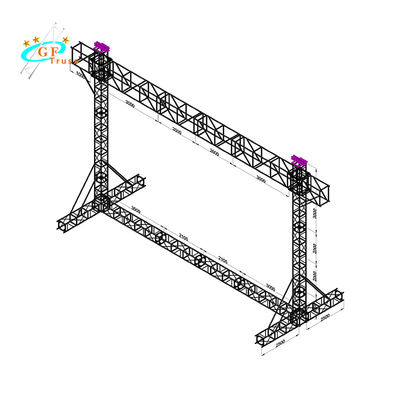 290 * 290 mm خرپای هدف برای صحنه تئاتر روشنایی