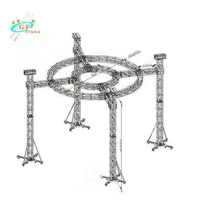 پس زمینه سفارشی 1.5 میلی متری Arch Love Round Wedding Truss