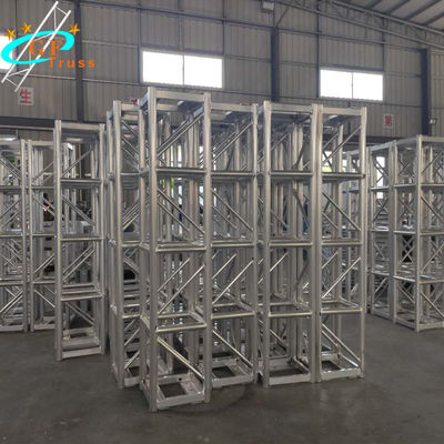Cross Tube 400 * 400 mm آلومینیومی پیچ خرپایی نمایش بزرگ خرپا خرپا