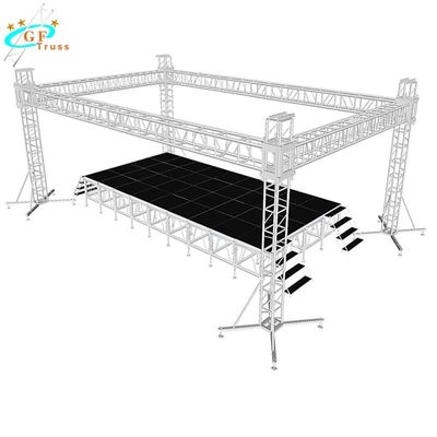 6061-T6 Alu 290 * 290mm سیستم خرپای مرحله ای برای رویدادهای ویژه