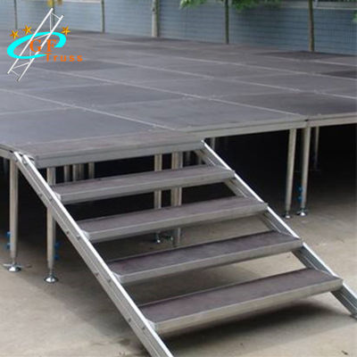 سکوی صحنه قابل حمل پایه قابل تنظیم ضد UV برای رویدادهای بیرونی