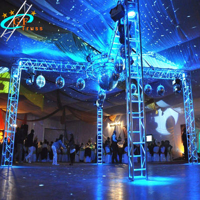 سیستم خرپای روشنایی مربع Booth Box برای نمایش نمایشگاه