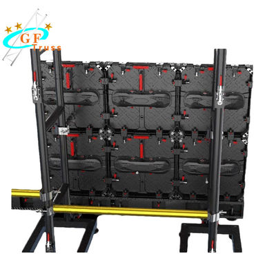 طول پایه 1M آویز صفحه نمایش LED خرپا مرحله دیوار پشتیبانی از زمین سیستم ایستاده