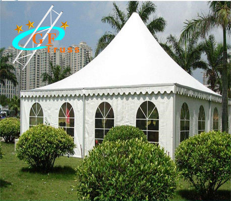 پناه سایبان چادر مهمانی PVC 20'X20 'سفید با روکش ضد آب
