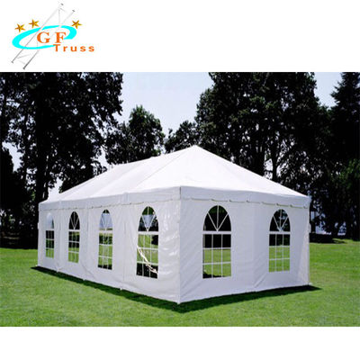 پناه سایبان چادر مهمانی PVC 20'X20 'سفید با روکش ضد آب